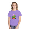 Image of ๐ต๐ Youth Midweight Tee - Cute Cactus Hugs Youth Tee โ Comfort, Joy & Smiles!