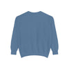 Image of ๐ป๐น Unisex Garment-Dyed Sweatshirt Skater Bear: Your New Favorite "Good Vibes" Essential! โจ