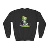 Image of ๐ป Skater Bear: The "Positive Vibes Only" Youth Crewneck Sweatshirt ๐นโจ