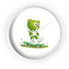 Image of ๐น๐ป Time to Vibe: The Skater Bear Wall Clock โฐโจ