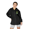 Image of ๐ฅ๐ป Skater Bear: The Ultimate "Good Vibes" Unisex Full-Zip Windbreaker Jacket ๐น๐จ