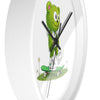 Image of ๐น๐ป Time to Vibe: The Skater Bear Wall Clock โฐโจ
