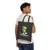 Image of ๐ป๐ฅ Skater Bear: The "Main Character" Cotton Canvas Tote Bag ๐น๐