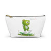 Image of ๐ป๐น Stash Your Chaos in Style: The Skater Bear Pouch - Accessory Pouch w T-bottom ๐โจ