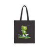 Image of ๐ป๐ฅ Skater Bear: The "Main Character" Cotton Canvas Tote Bag ๐น๐