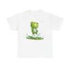 Image of ๐ป๐น Skater Bear: The "Positive Emotions Only" Unisex Heavy Cotton Tee โจ