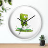 Image of ๐น๐ป Time to Vibe: The Skater Bear Wall Clock โฐโจ