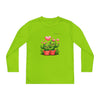 Image of ๐ต๐ Hugs, Smiles & Cactus Love โ All in One Tee! Youth Long Sleeve Competitor Tee ๐๐