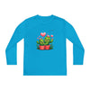 Image of ๐ต๐ Hugs, Smiles & Cactus Love โ All in One Tee! Youth Long Sleeve Competitor Tee ๐๐