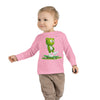 Image of ๐ป๐น Skater Bear: The "Positive Vibes Only" Toddler Long Sleeve Tee ๐โจ