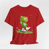 Image of ๐น๐ป Skater Bear: The "Positive Emotions Only" Unisex Jersey Short Sleeve Tee โจ