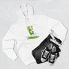Image of ๐ป Skater Bear: Your New "Good Vibes Only" Three-Panel Fleece Hoodie ๐นโจ