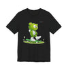Image of ๐น๐ป Skater Bear: The "Positive Emotions Only" Unisex Jersey Short Sleeve Tee โจ