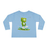 Image of ๐ป๐น Skater Bear: The "Positive Vibes Only" Toddler Long Sleeve Tee ๐โจ