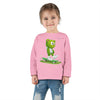 Image of ๐ป๐น Skater Bear: The "Positive Vibes Only" Toddler Long Sleeve Tee ๐โจ