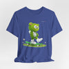 Image of ๐น๐ป Skater Bear: The "Positive Emotions Only" Unisex Jersey Short Sleeve Tee โจ