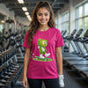 Image of ๐ป Skater Bear: The "Positive Emotions Only" Youth Short Sleeve Tee ๐นโจ