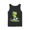 Image of 🐻🛹 Skater Bear: The "Positive Emotions Only" Unisex Garment-Dyed Tank Top ☀️💚