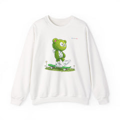 🐻 Skater Bear: The Ultimate Unisex Heavy Blend™ "Good Vibes" Crewneck Sweatshirt 🛹✨