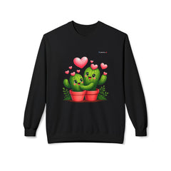 🌵💕 Unisex Midweight Softstyle Fleece Crewneck Sweatshirt – Cozy, Cute & Full of Love! ✨💖
