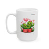 Image of 🌵💕 Cute Cactus Hug Mug – Ceramic Mug (11 oz & 15 oz) 💕🌵