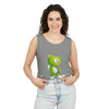 Image of 🐻🛹 Skater Bear: The "Positive Emotions Only" Unisex Garment-Dyed Tank Top ☀️💚