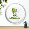 Image of 🛹🐻 Time to Vibe: The Skater Bear Wall Clock ⏰✨
