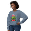 Image of 🌵💖 Cozy, Cute & Full of Love – Unisex Lightweight Crewneck Sweatshirt! 💖🌵