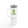 Image of 🐻🛹 Big Sips, Big Vibes: The Skater Bear 40oz Insulated Travel Mug 🥤✨