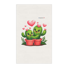🌵💕 Adorable Cactus Hug Tea Towel – A Touch of Love for Your Kitchen! 💕🌵