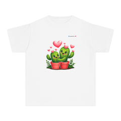 🌵💕 Youth Midweight Tee - Cute Cactus Hugs Youth Tee  — Comfort, Joy & Smiles!