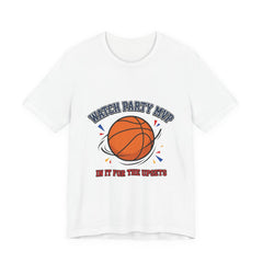 Watch Party MVP Tee | college tournament, bracket hoops