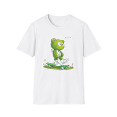 🐻💚 Skater Bear: Unisex Softstyle T-Shirt - The Ultimate "Softstyle" Streetwear Essential 🛹💕