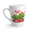 Image of ☕🌵 Latte Mug – Cute Cactus Hug Design 🌵☕