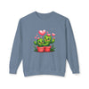 Image of 🌵💖 Cozy, Cute & Full of Love – Unisex Lightweight Crewneck Sweatshirt! 💖🌵