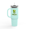Image of 🐻🛹 Big Sips, Big Vibes: The Skater Bear 40oz Insulated Travel Mug 🥤✨