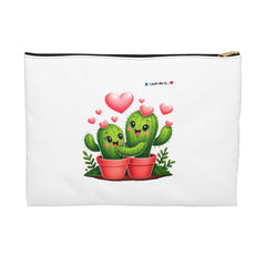 🌵💖 Cactus Love Accessory Pouch – A Hug of Warmth & Style! 💖🌵