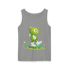 Image of 🐻🛹 Skater Bear: The "Positive Emotions Only" Unisex Garment-Dyed Tank Top ☀️💚