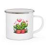 Image of ☕💕 Adorable Enamel Camping Mug - Cozy Sips with a Touch of Love! ✨